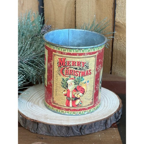 Babbo natale vintage lattina - babbo,