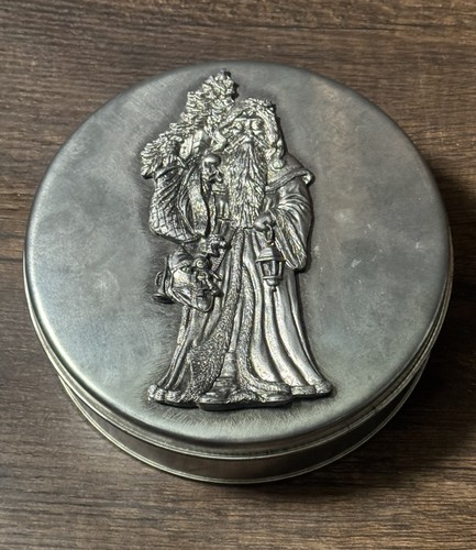 Vintage natale tin - tin, metzke