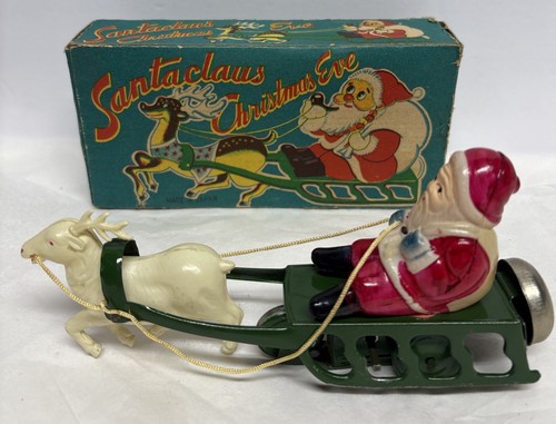 Babbo natale slitta vintage - natale, su