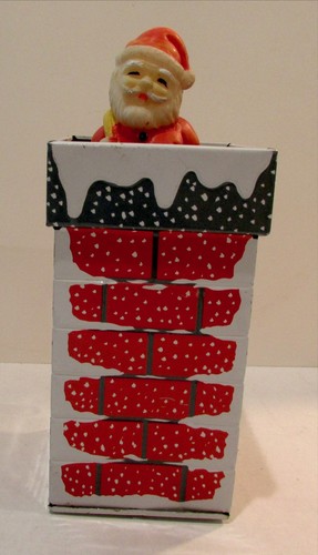 Babbo natale latta vintage - babbo,