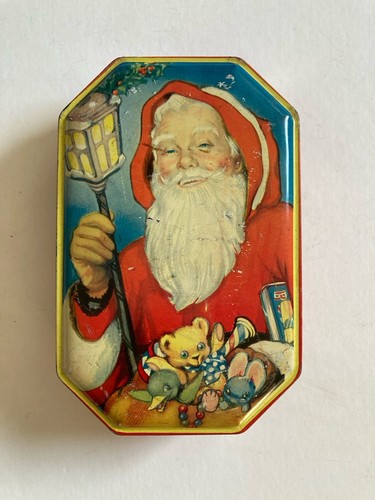 Vintage christmas 1950s tin - 1950s,