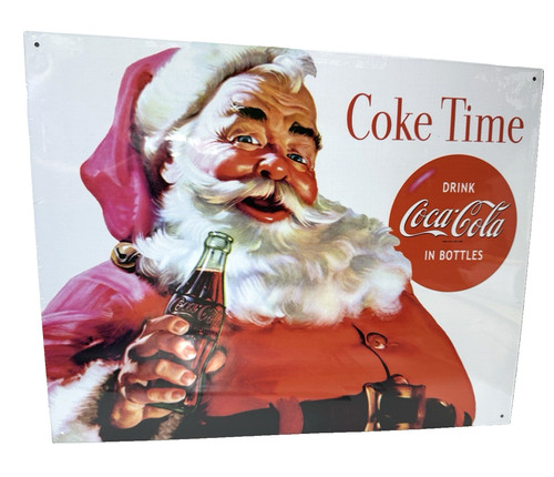 Insegna latta babbo natale - insegna,